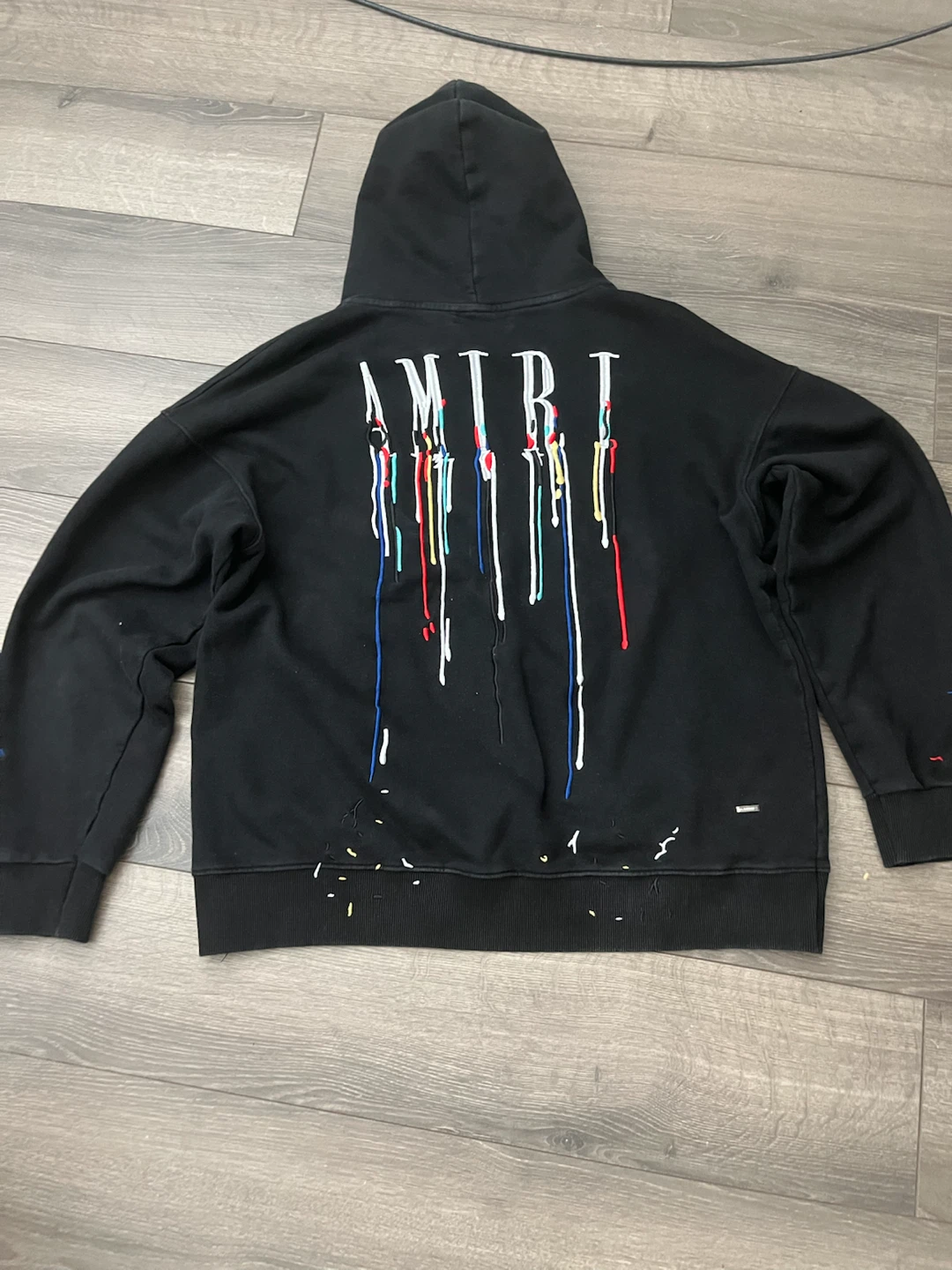 AMIRI Paint Drip Logo Hoodie - photo 2