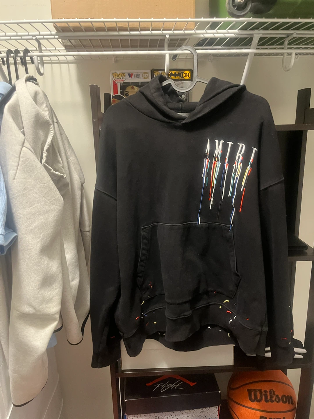 AMIRI Paint Drip Logo Hoodie - photo 4