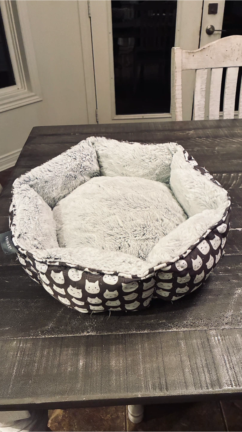 “Fringe” cat bed