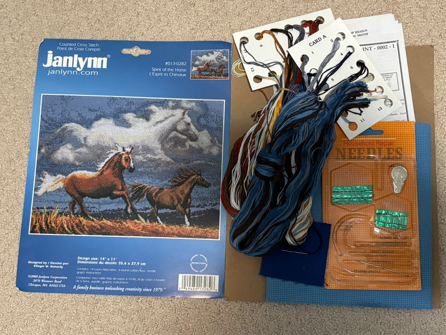 Janlynn Spirit of the Horse Counted Cross Stitch Kit