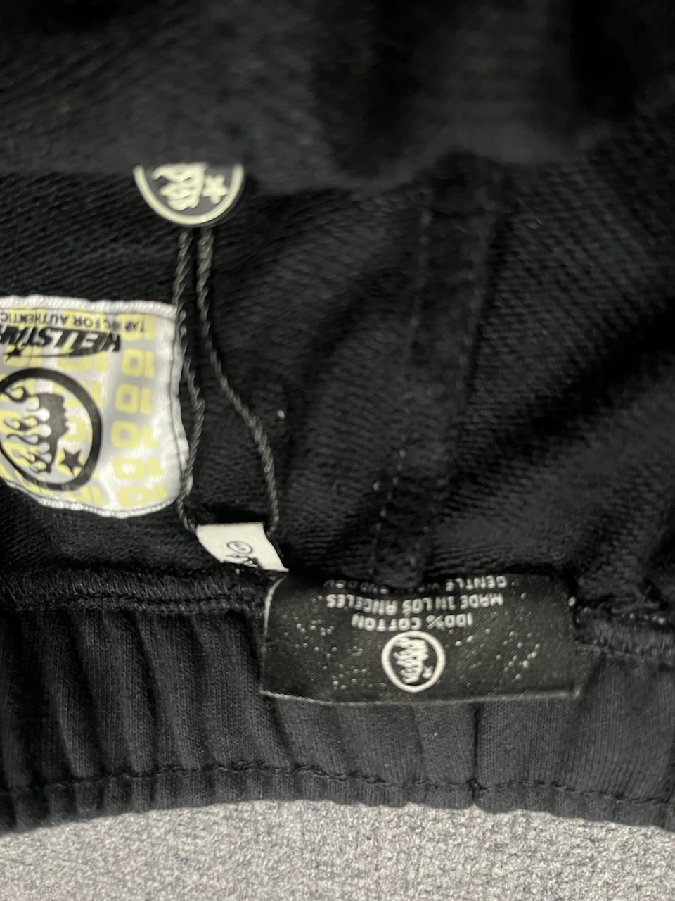 Hellstar Black Graphic Shorts - photo 3