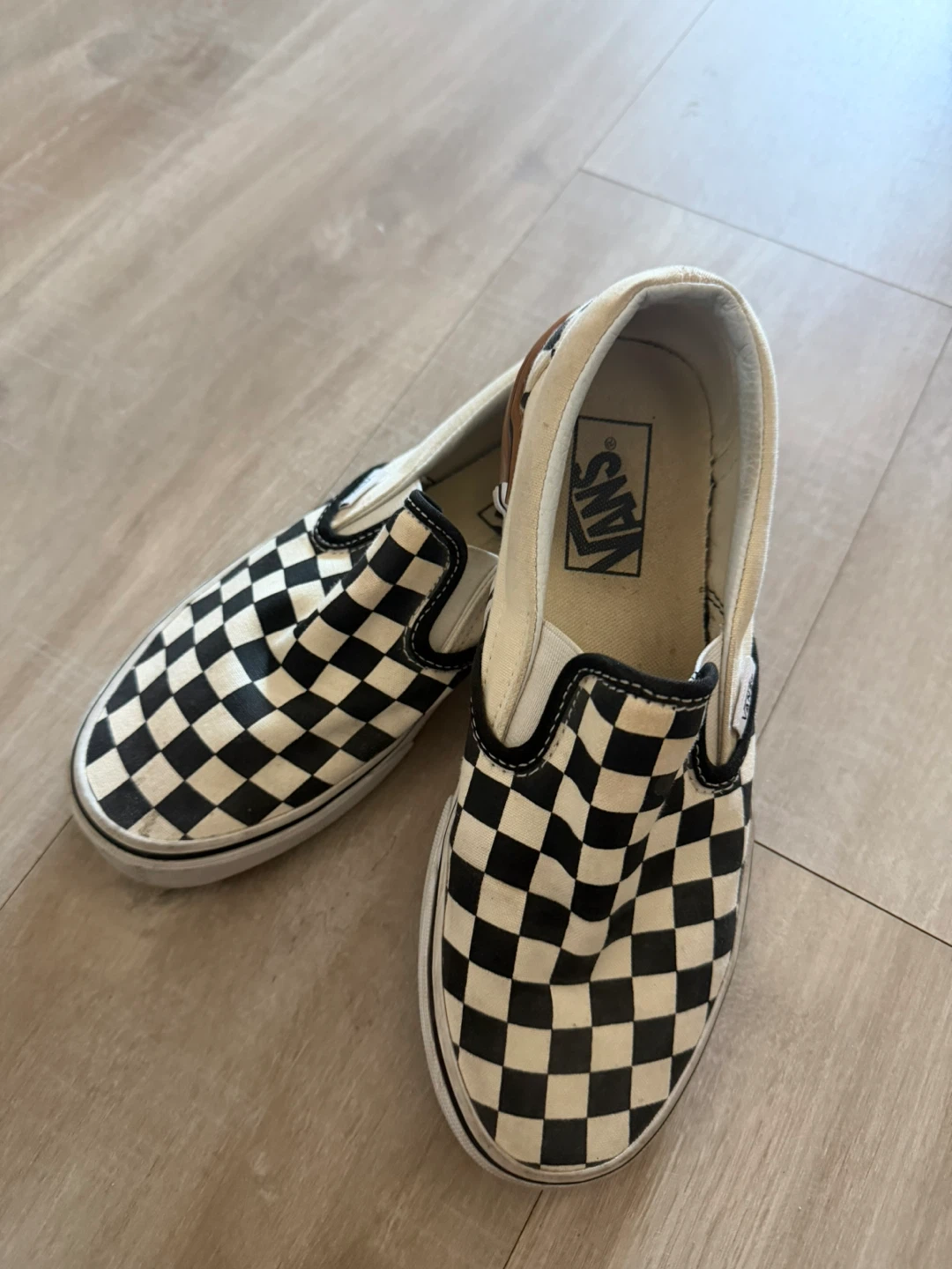 Vans Checkerboard Slip-On Shoes 5.5m 7w 25cm - photo 5