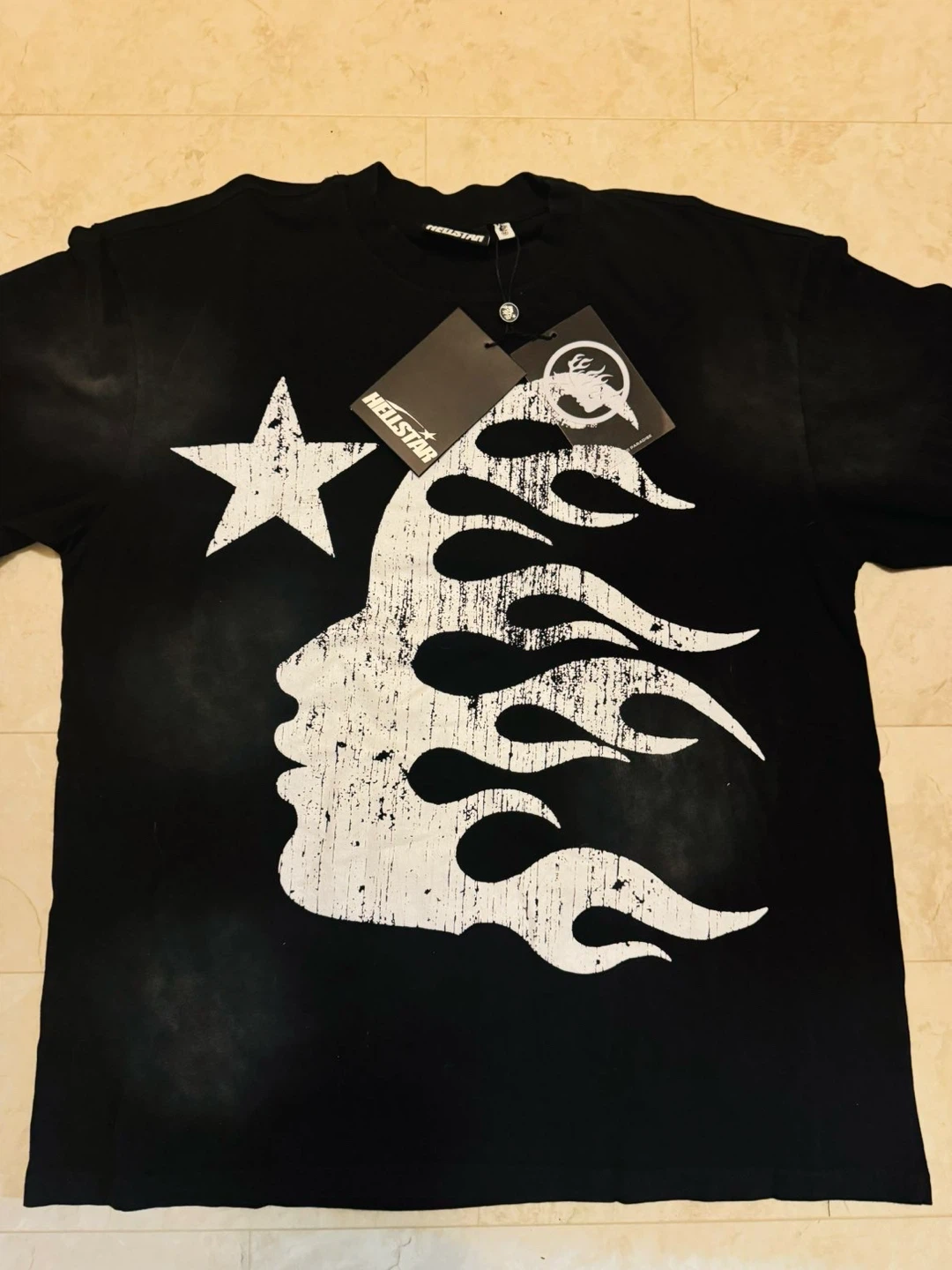 Hellstar Black Graphic T-Shirt