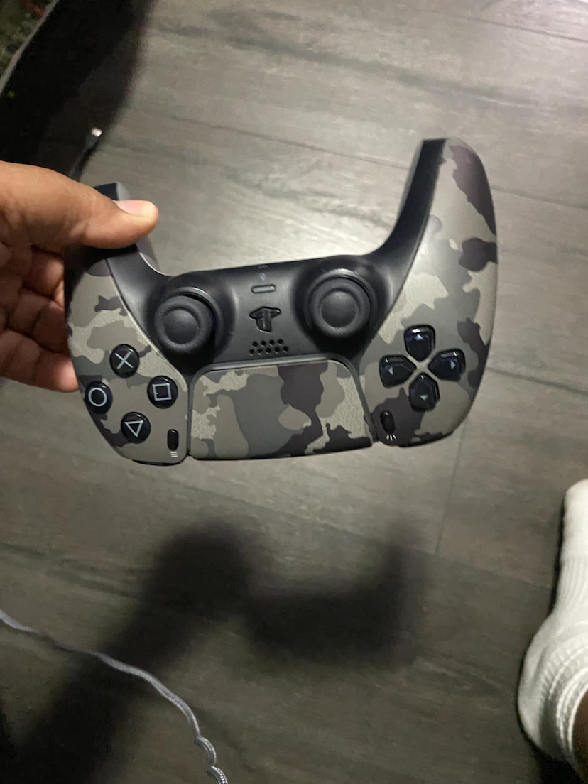 PlayStation 5 DualSense Wireless Controller Gray Camo - photo 5