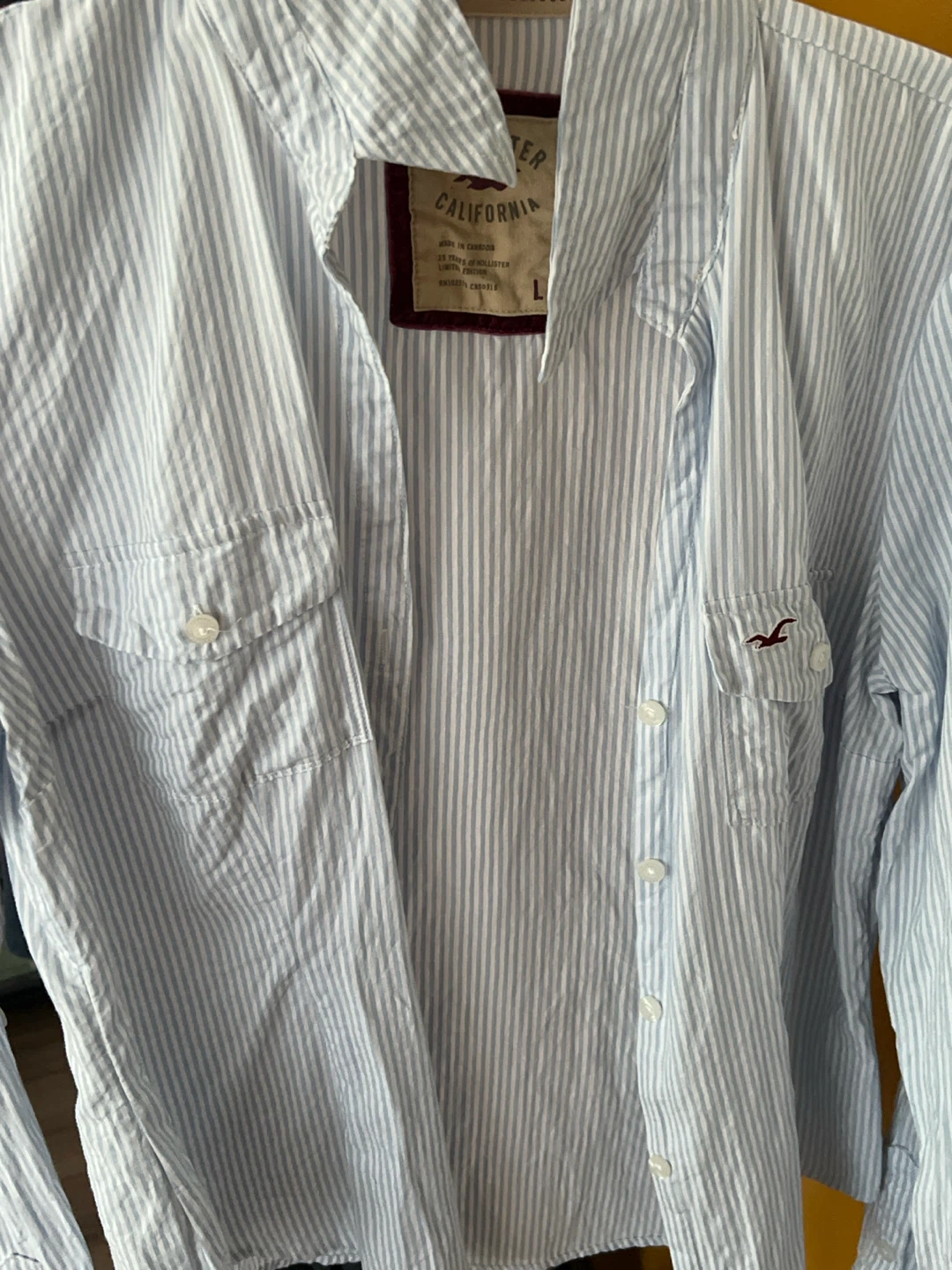 Hollister California Striped Button-Down Shirt