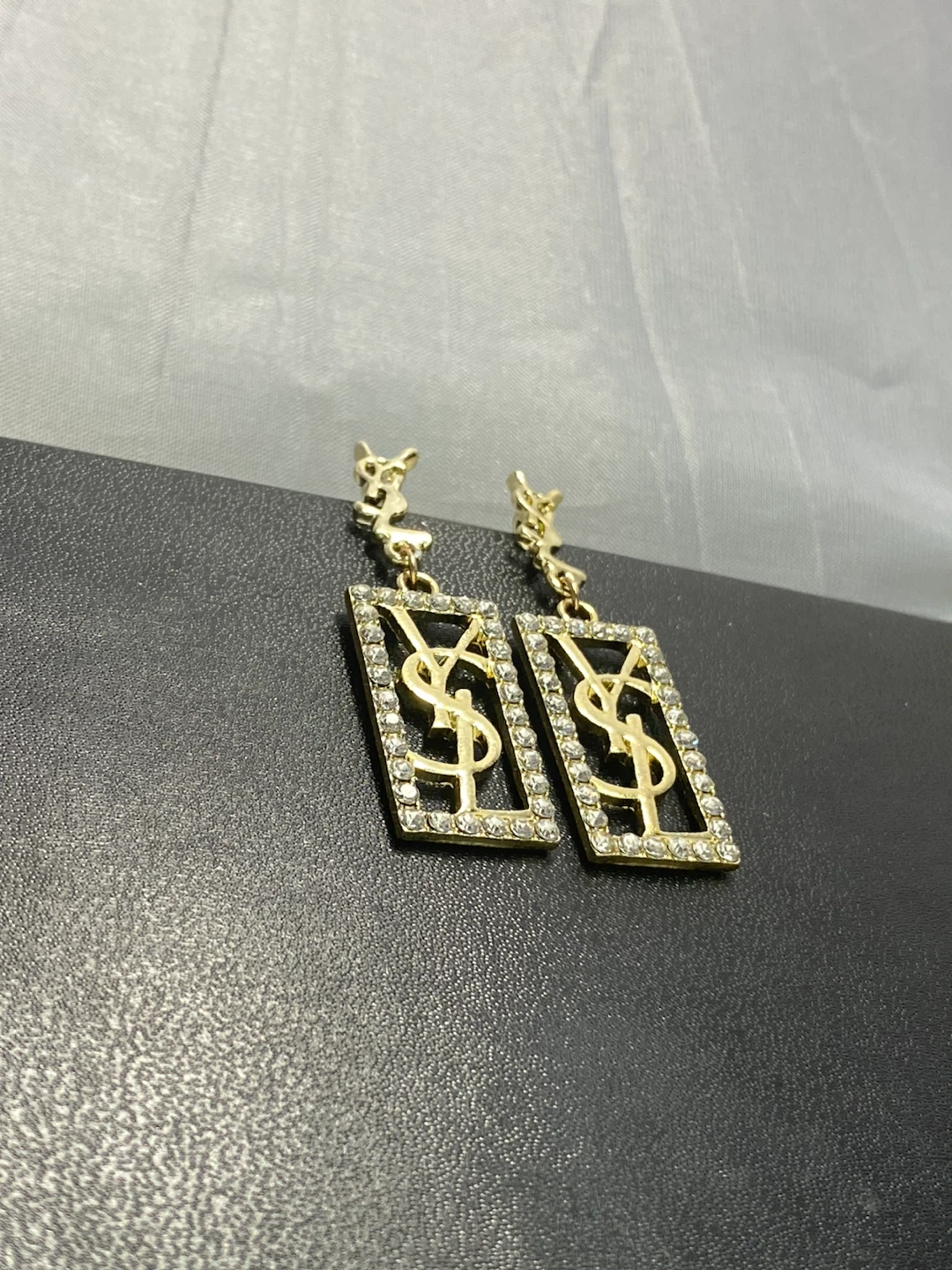 Gold Tone Drop Earrings