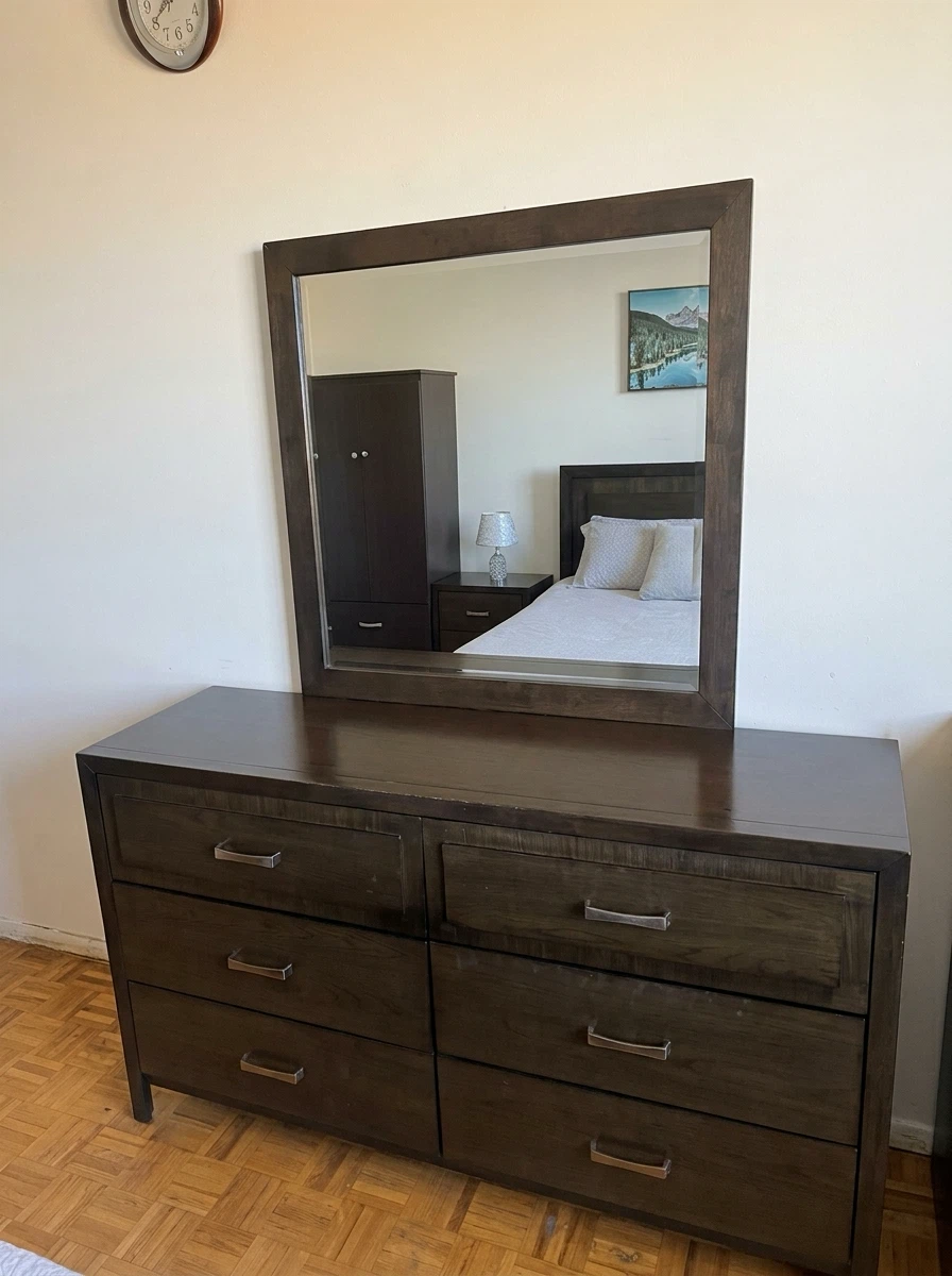 Dark Brown Bedroom Furniture Set