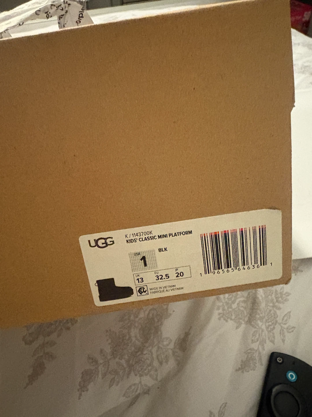 UGG Kids' Classic Mini Platform Boots - Size 1