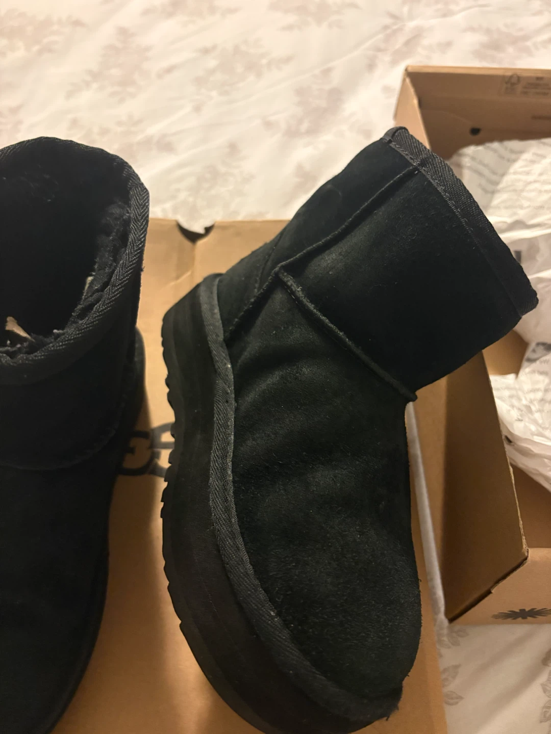UGG Kids' Classic Mini Platform Boots - Size 1 - photo 3