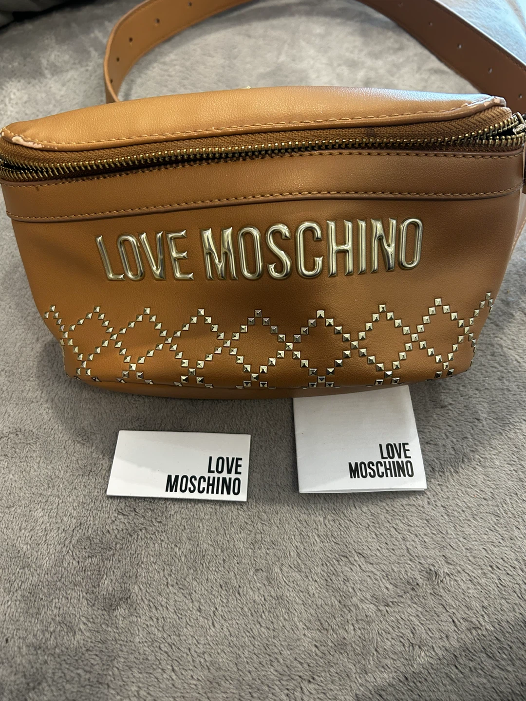 Love Moschino Studded Belt Bag
