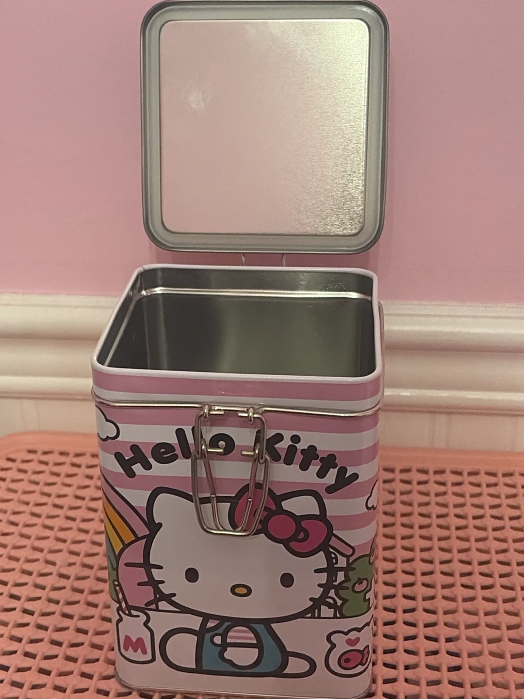 Hello Kitty Metal Storage Tin