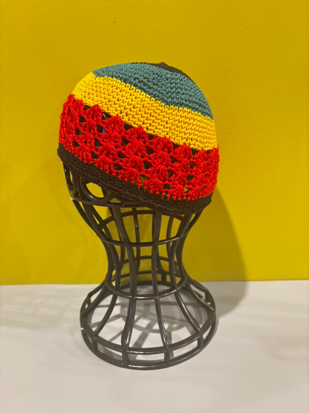 Crochet Rasta Beanie Hat - photo 2