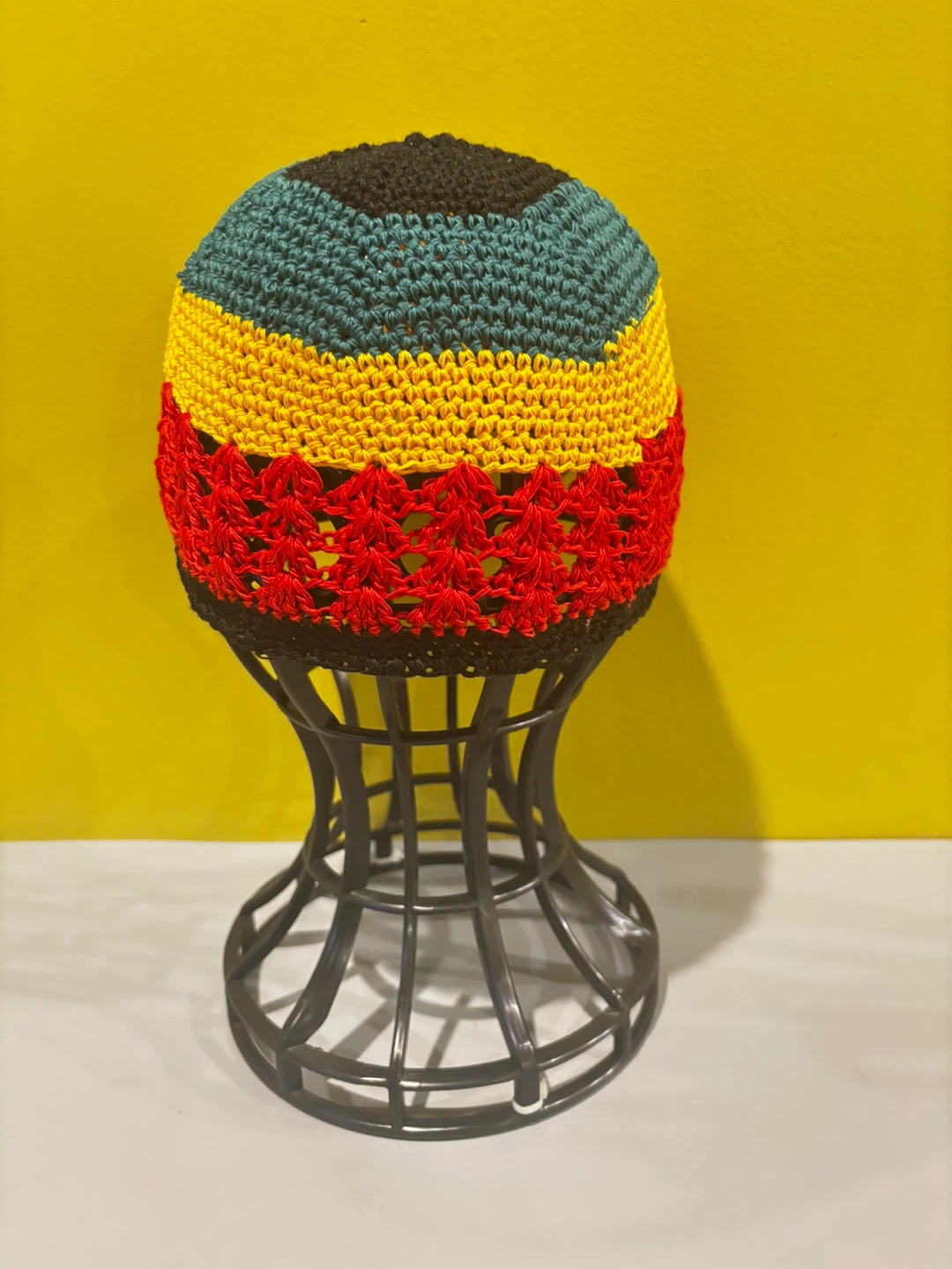 Crochet Rasta Beanie Hat - photo 3