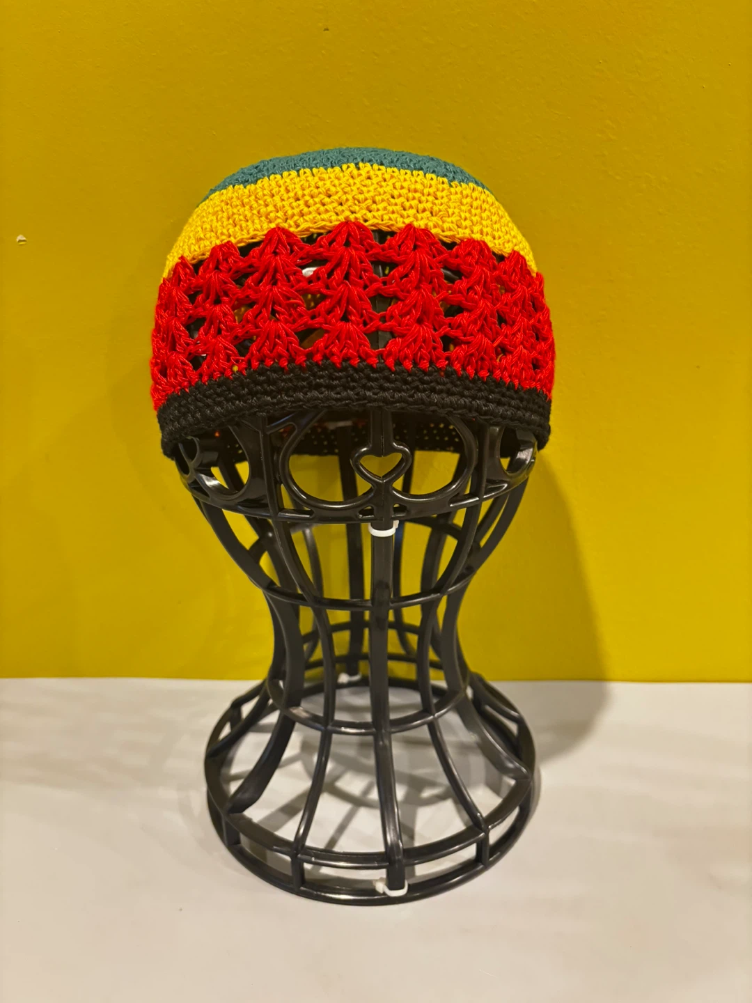 Crochet Rasta Beanie Hat - photo 4