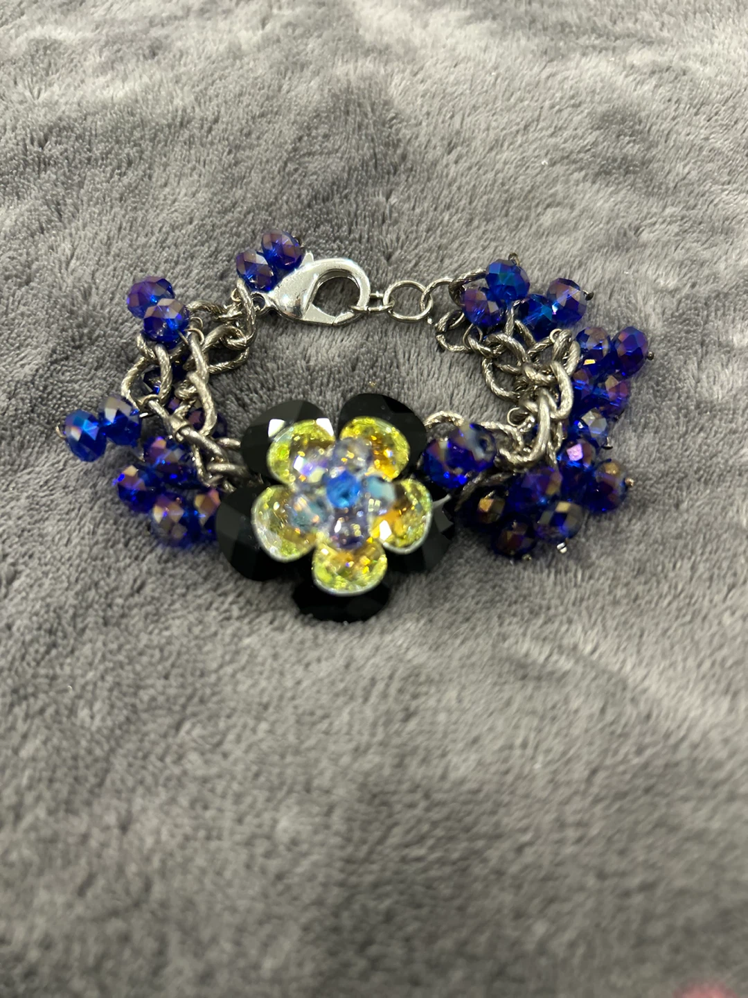 Swarovski crystal  Floral Bracelet