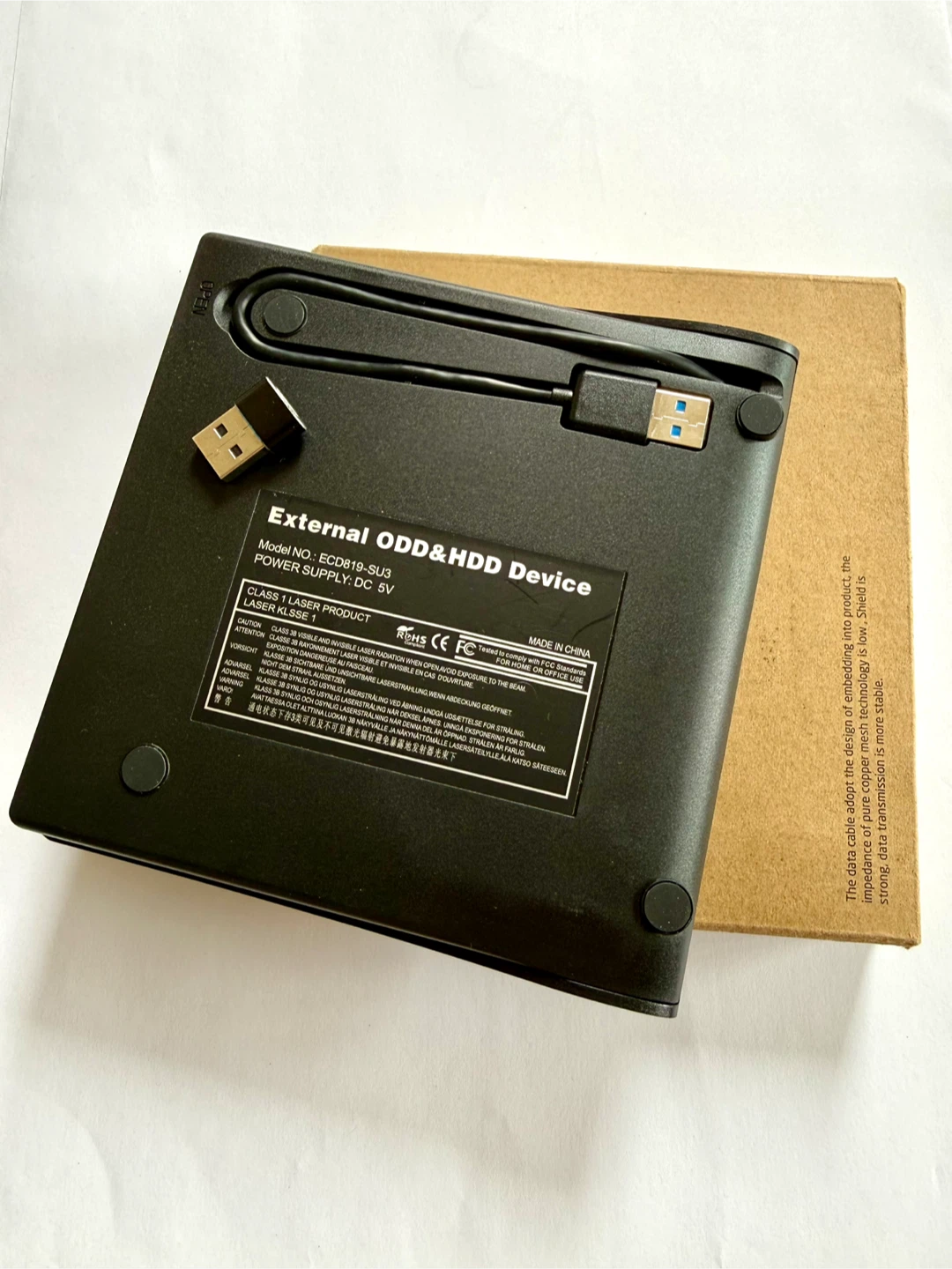 Laurensory External USB 3.0 DVD Drive - photo 3