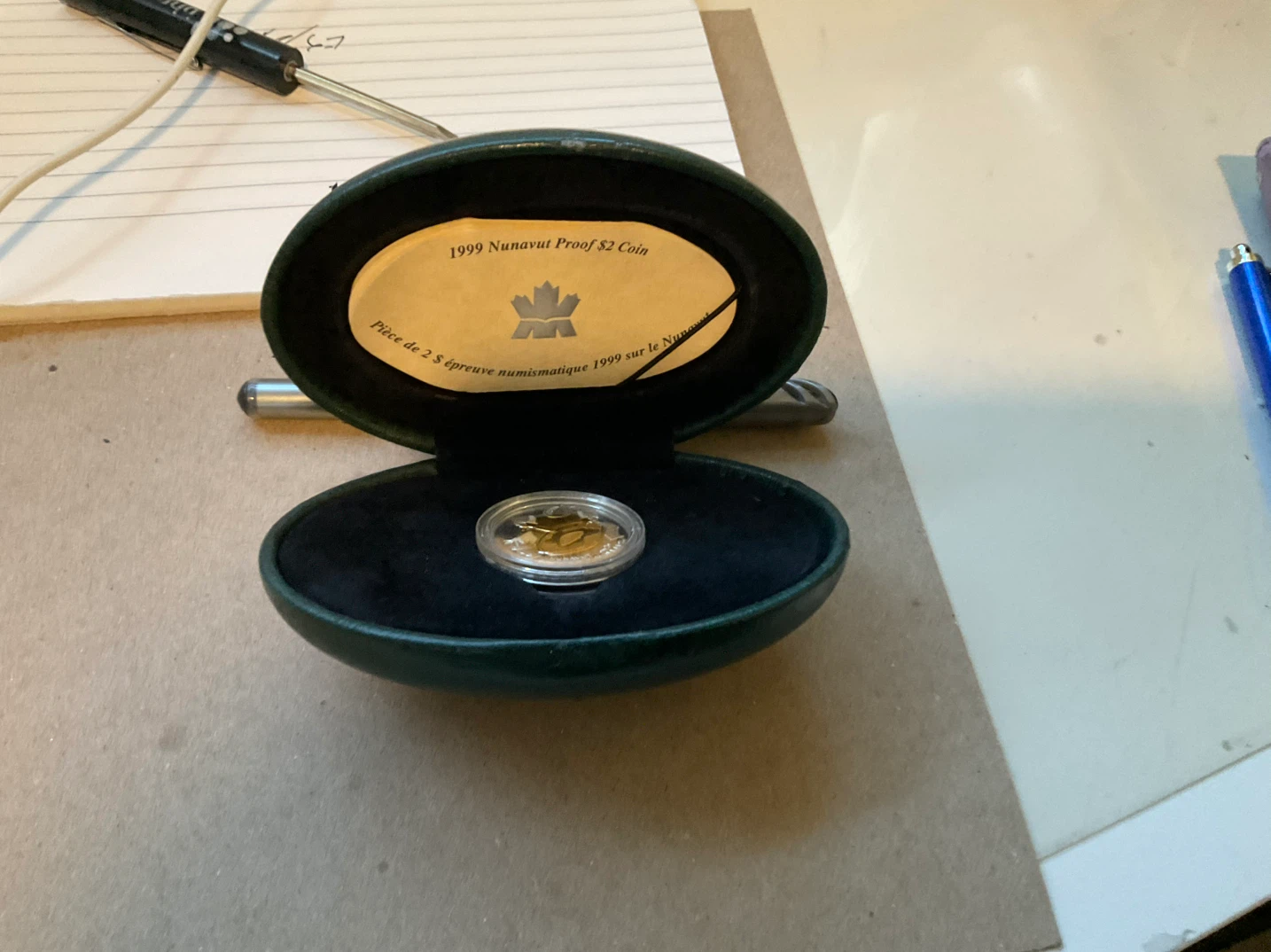 1999 Nunavut Proof $2 Coin
