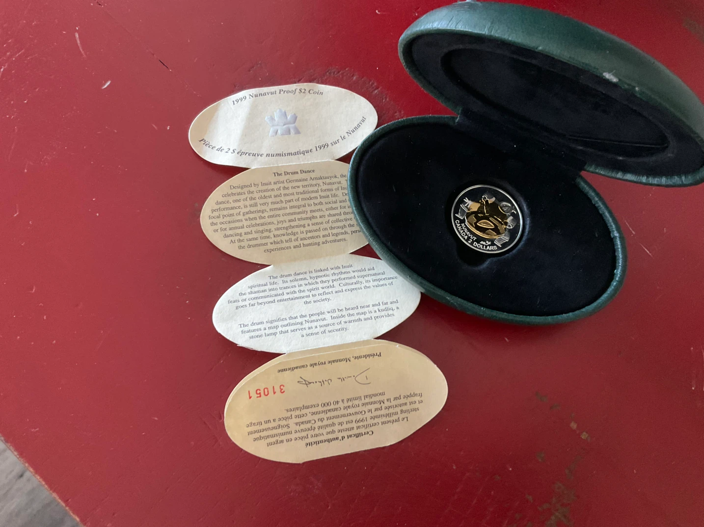 1999 Nunavut Proof $2 Coin - photo 3