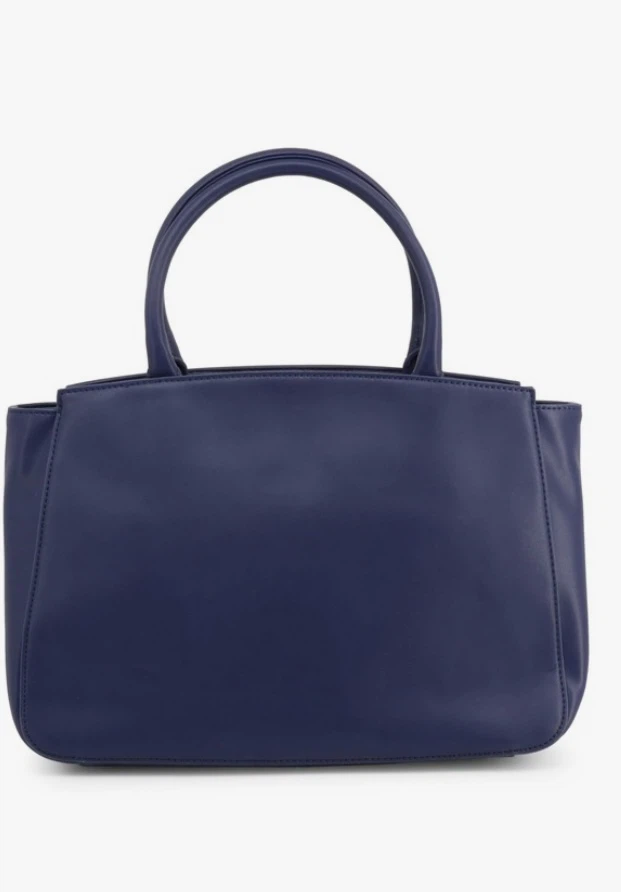 Trussardi Blue Embossed Tote Bag - photo 3