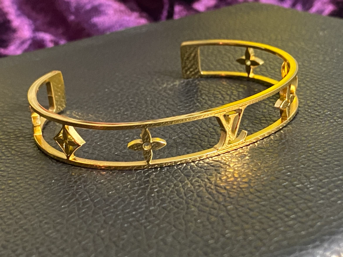 Monogram Cuff Bracelet