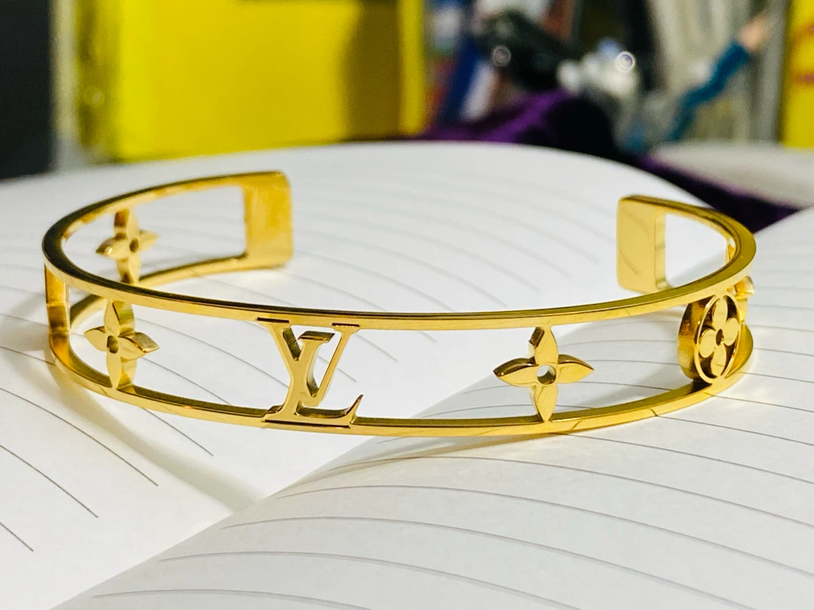 Monogram Cuff Bracelet - photo 2