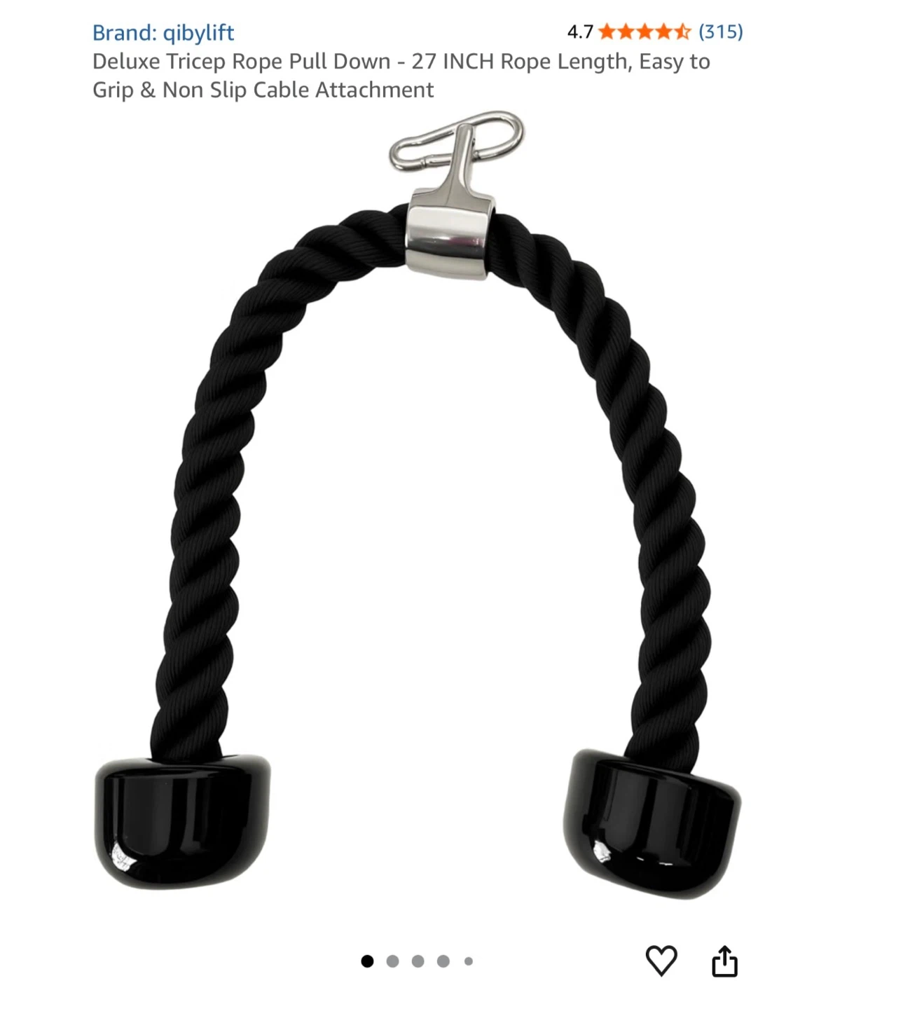 MIUONO Weight Plate Holder & Triceps Rope Cable Attachment