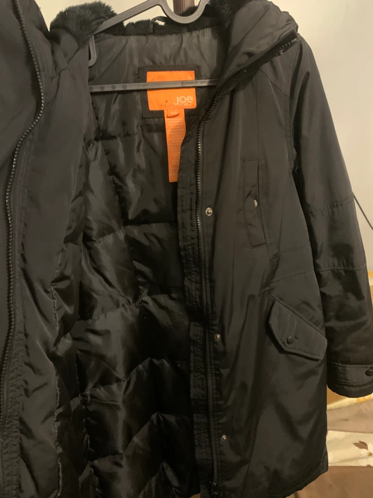 Joe Fresh Black Winter Parka