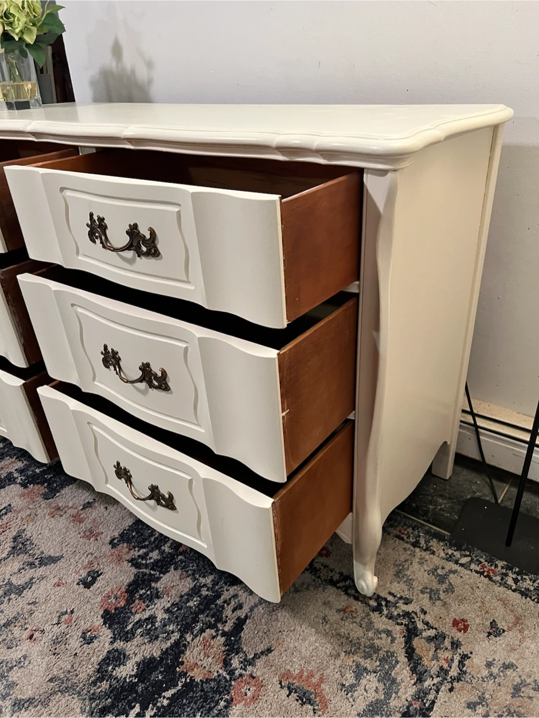 Vintage French Style 6-Drawer Dresser w/Mirror - Delivery Extra - photo 4