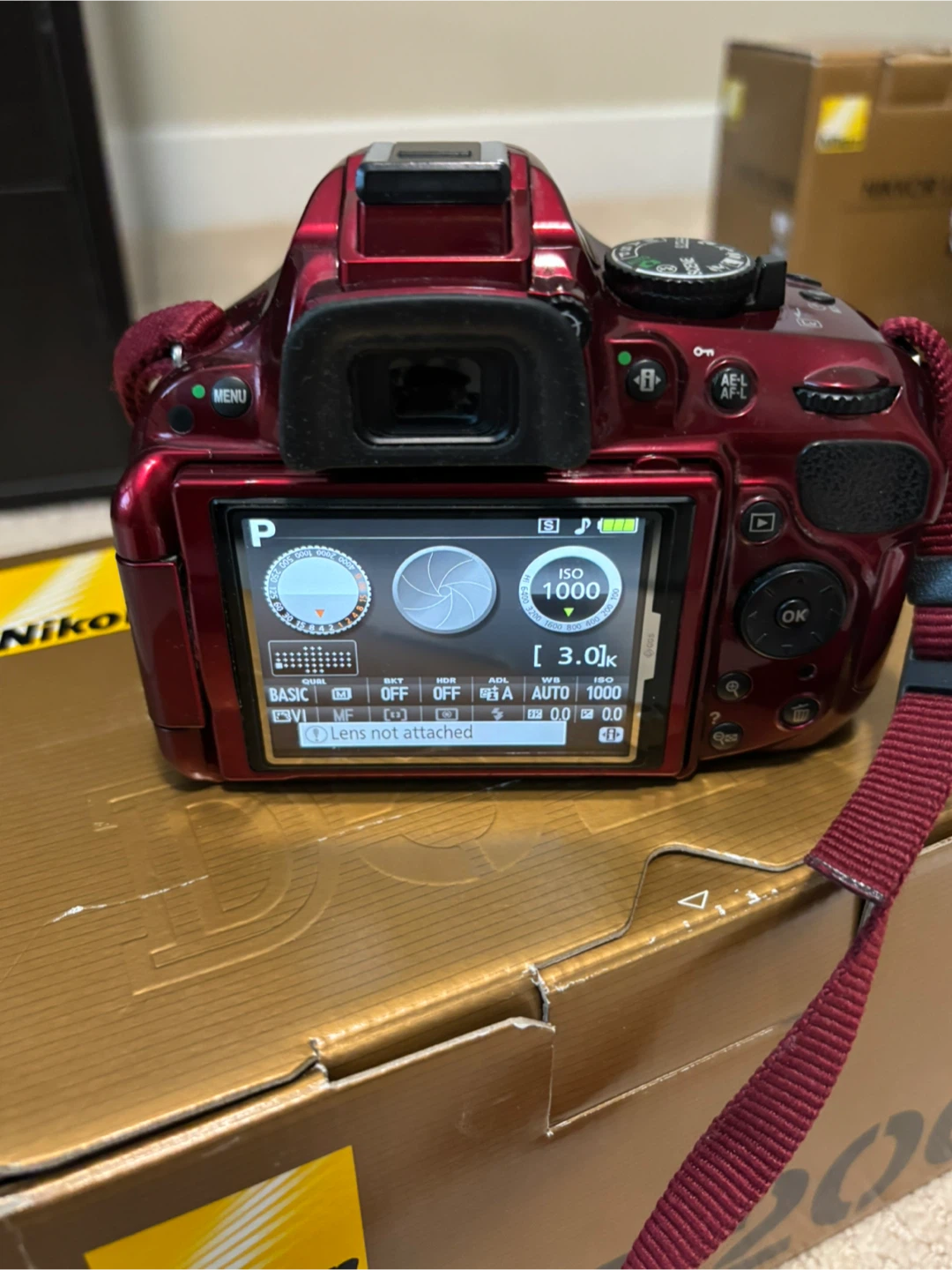 Nikon D5200 DSLR Camera + 18-105mm VR Lens – Red - photo 4