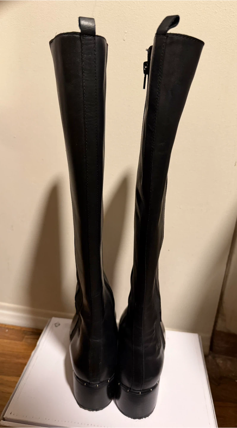 Bleecker & Bond Black Knee-High Boots - photo 3