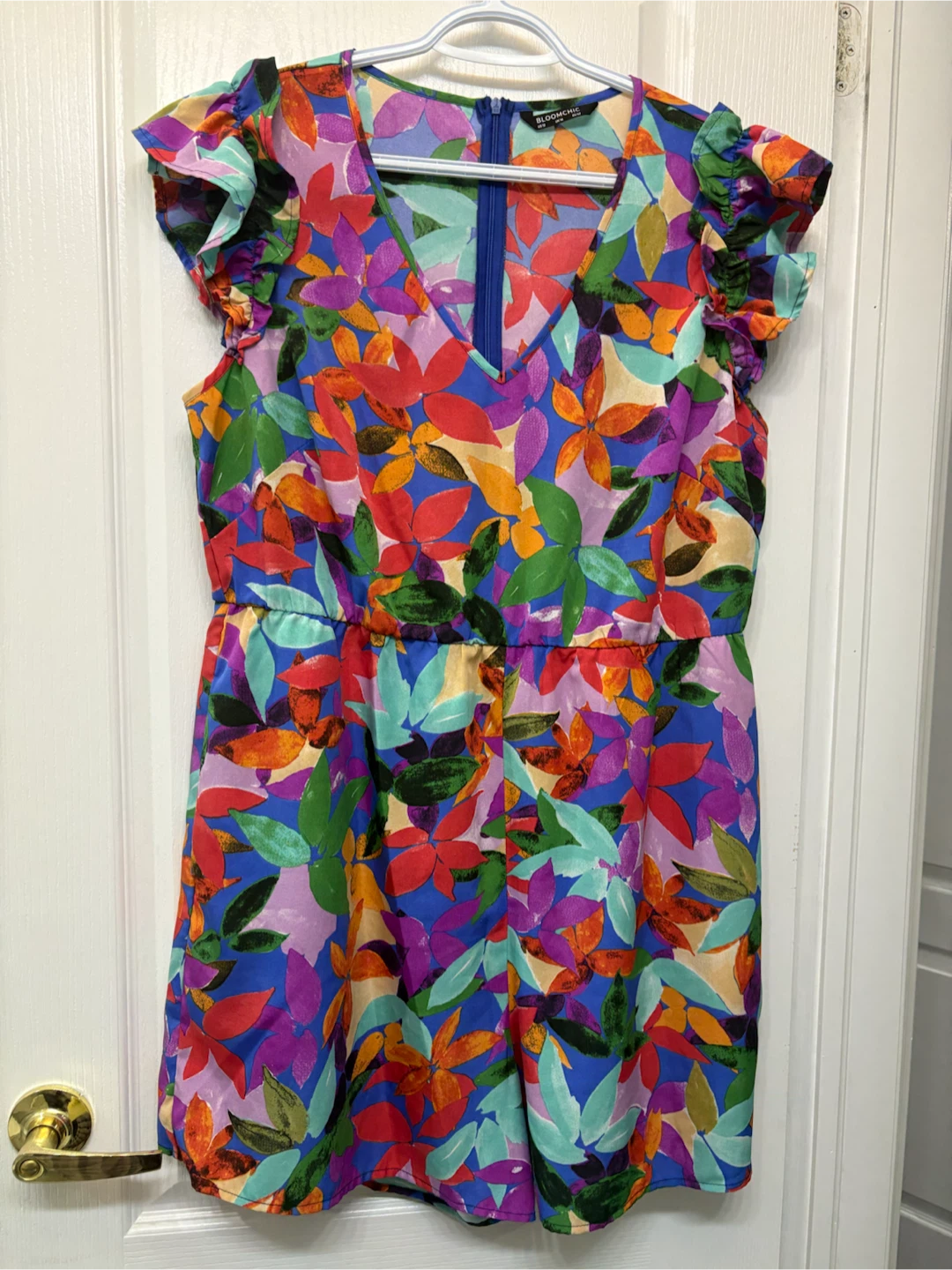 Bloomchic Floral Romper Size 12 fits XL