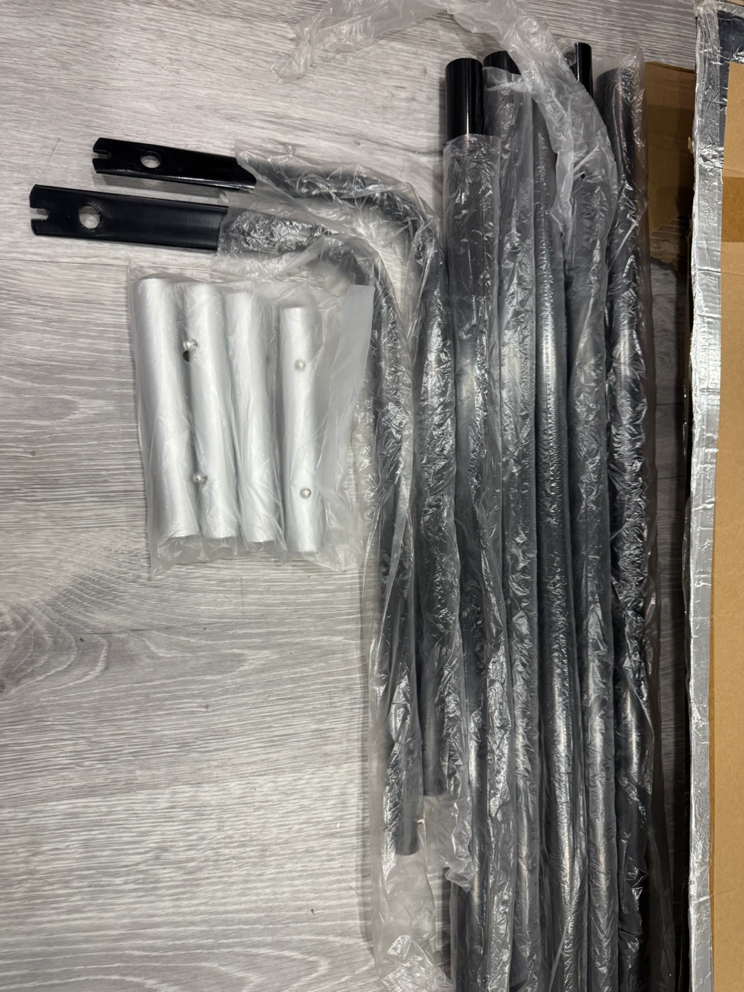 Unassembled Metal Frame Poles and Components - photo 2