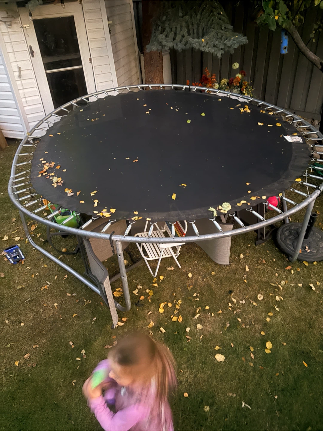 Large Round Backyard Trampoline for PARTS