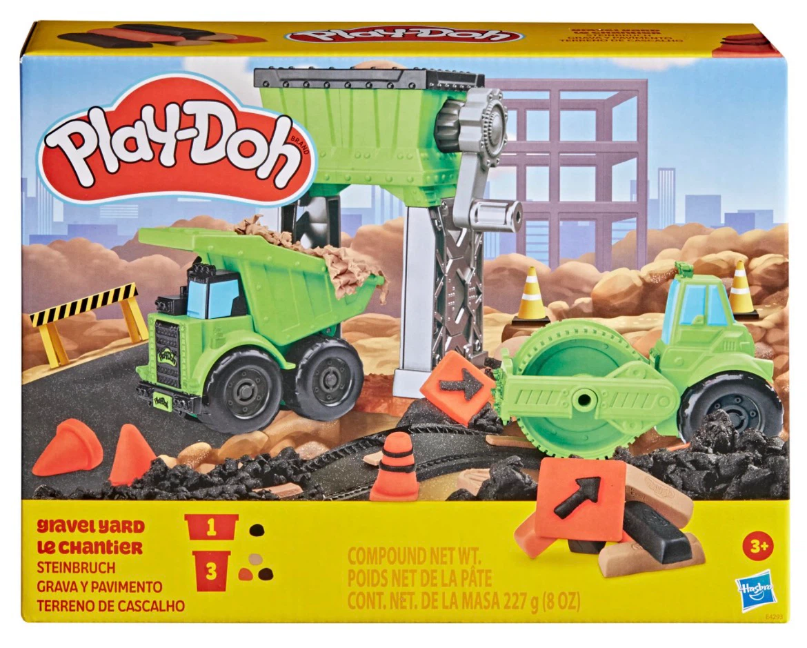 Play-Doh Gravel Yard Playset