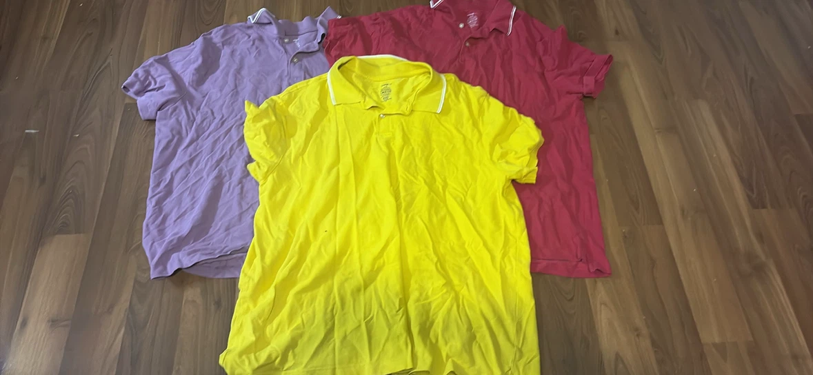 Three George Polo Shirts