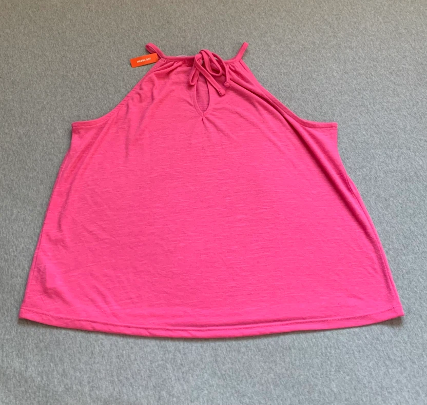 Pink Halter Tank Top BNWT - Size Large - photo 2