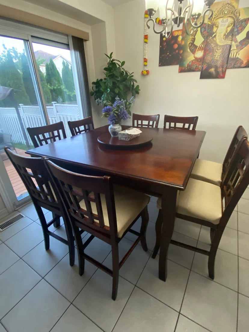 Dinning Table with 8 chairs - photo 2