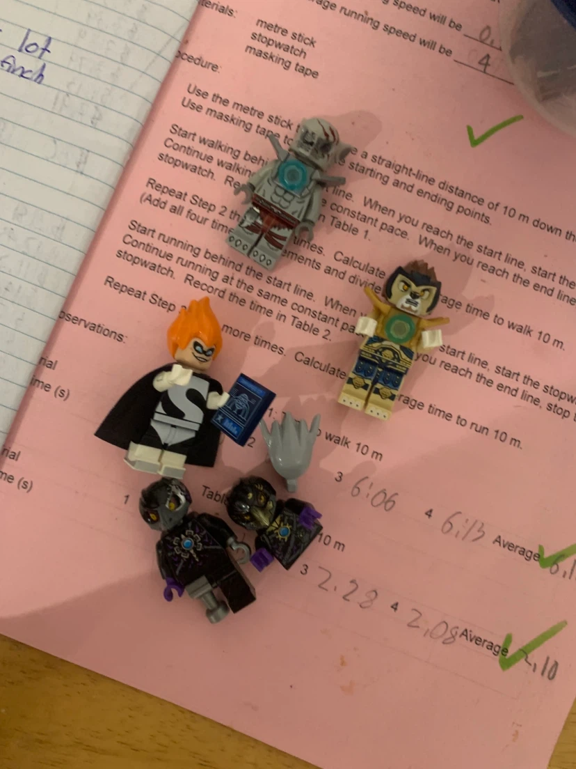 FREE SET of 5 Assorted LEGO Minifigures