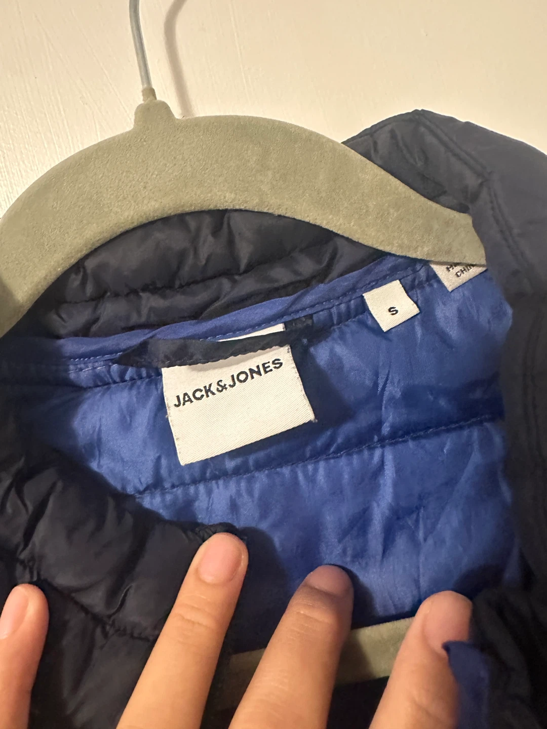 Jack & Jones Navy Puffer Jacket - Small - photo 2