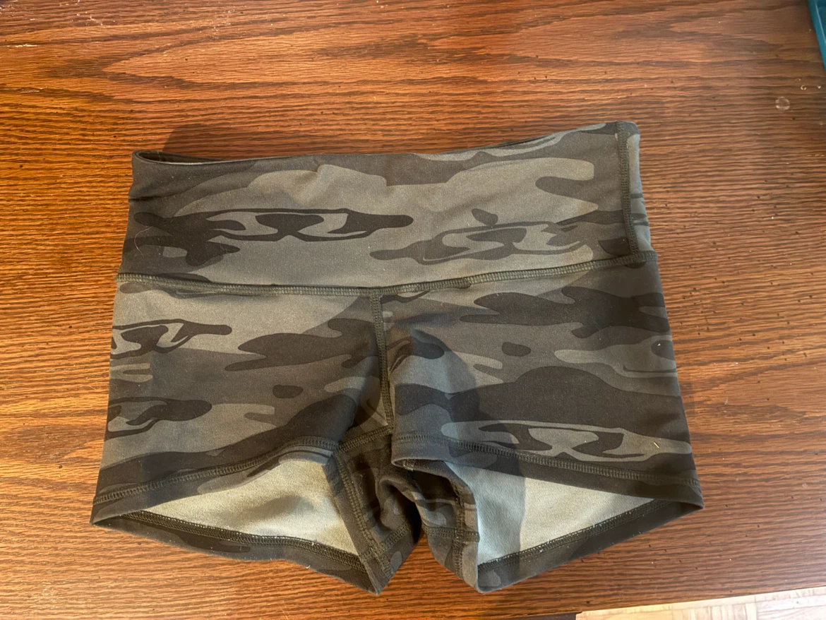 Lululemon Camo Training Shorts