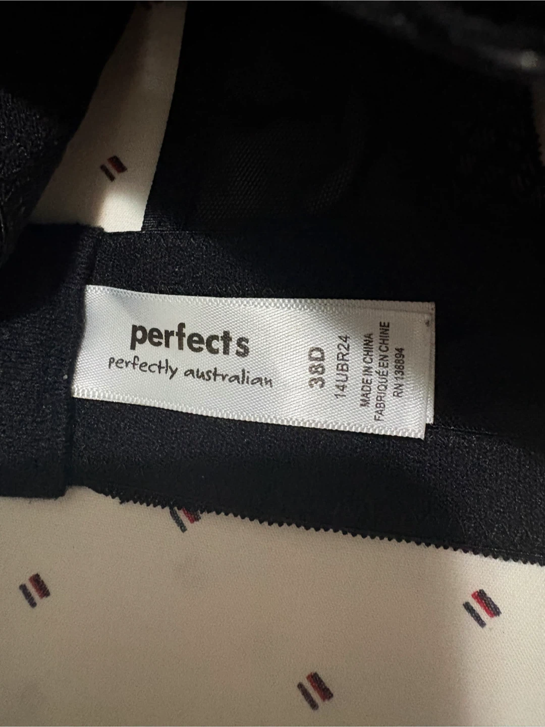 Perfects Racerback Bra - Black - 38D - photo 3