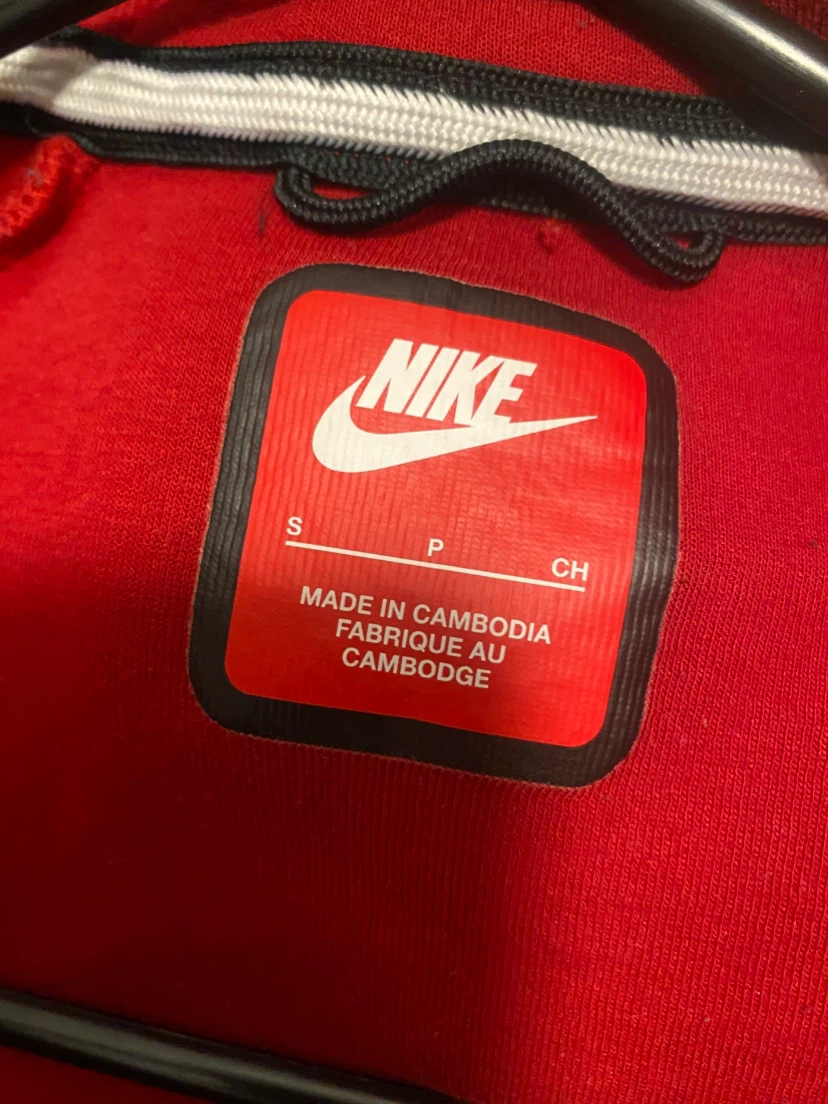 Nike Tech Fleece Full-Zip Hoodie Red - photo 5