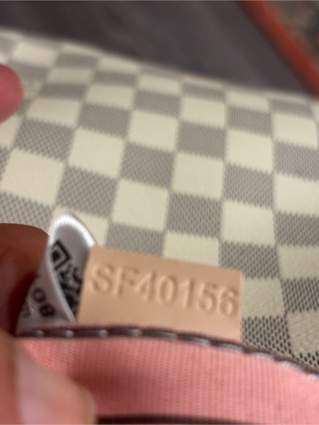 Damier Azur Beige and Gray Tote - photo 4