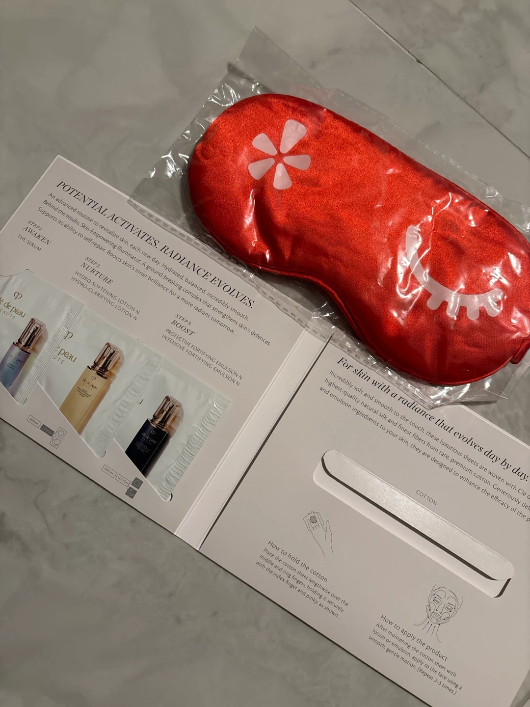 Eye Mask $1 (Clé de Peau Beauté Samples with purchase)