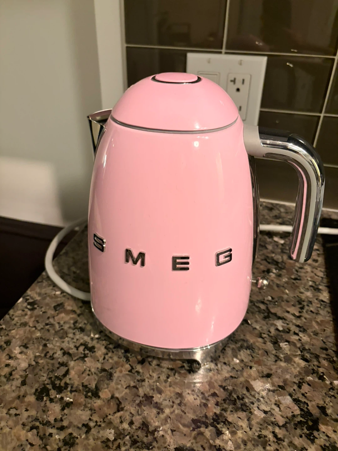 Pink Smeg Electric Kettle