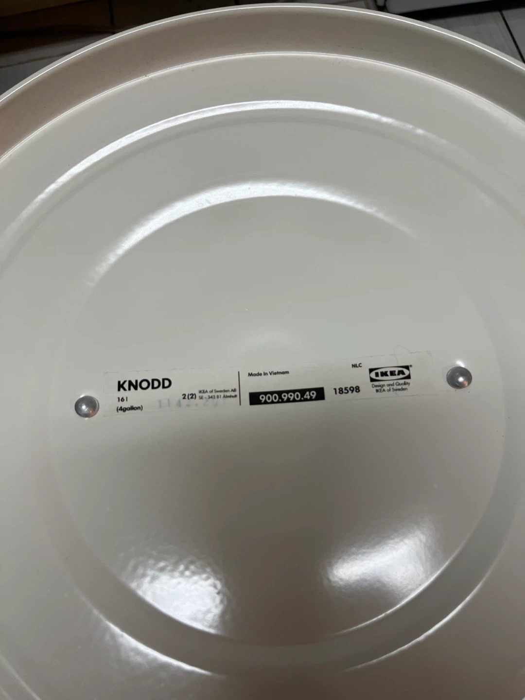 IKEA KNODD bin with lid - photo 3