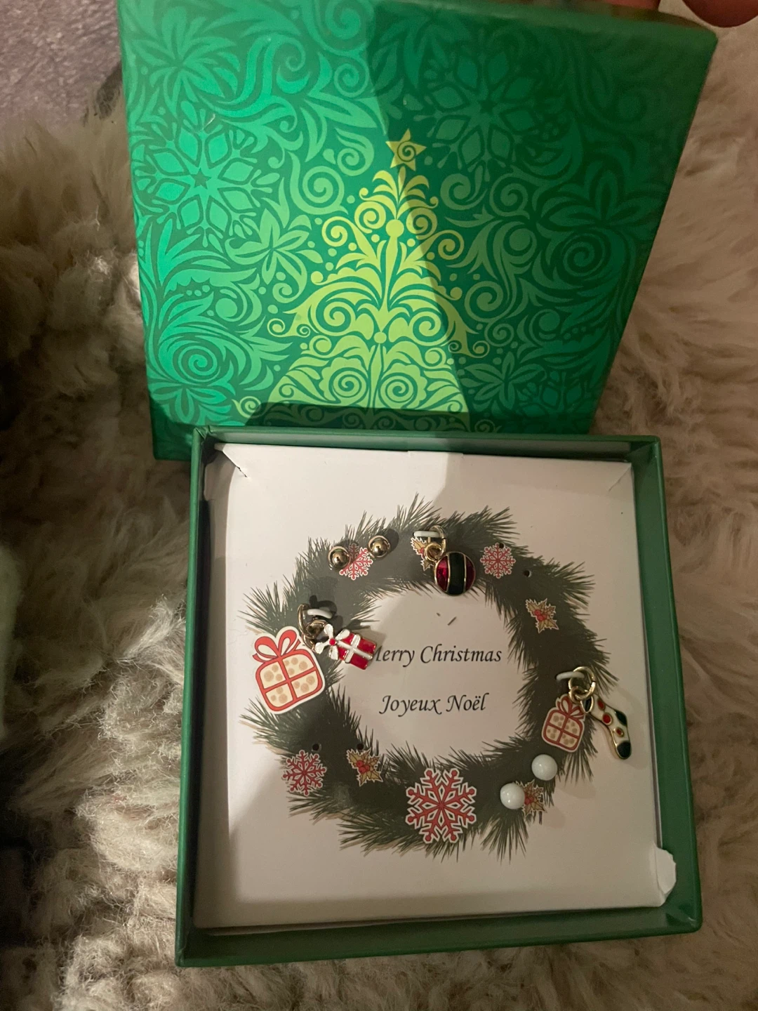 Christmas Holiday Charm Bracelet