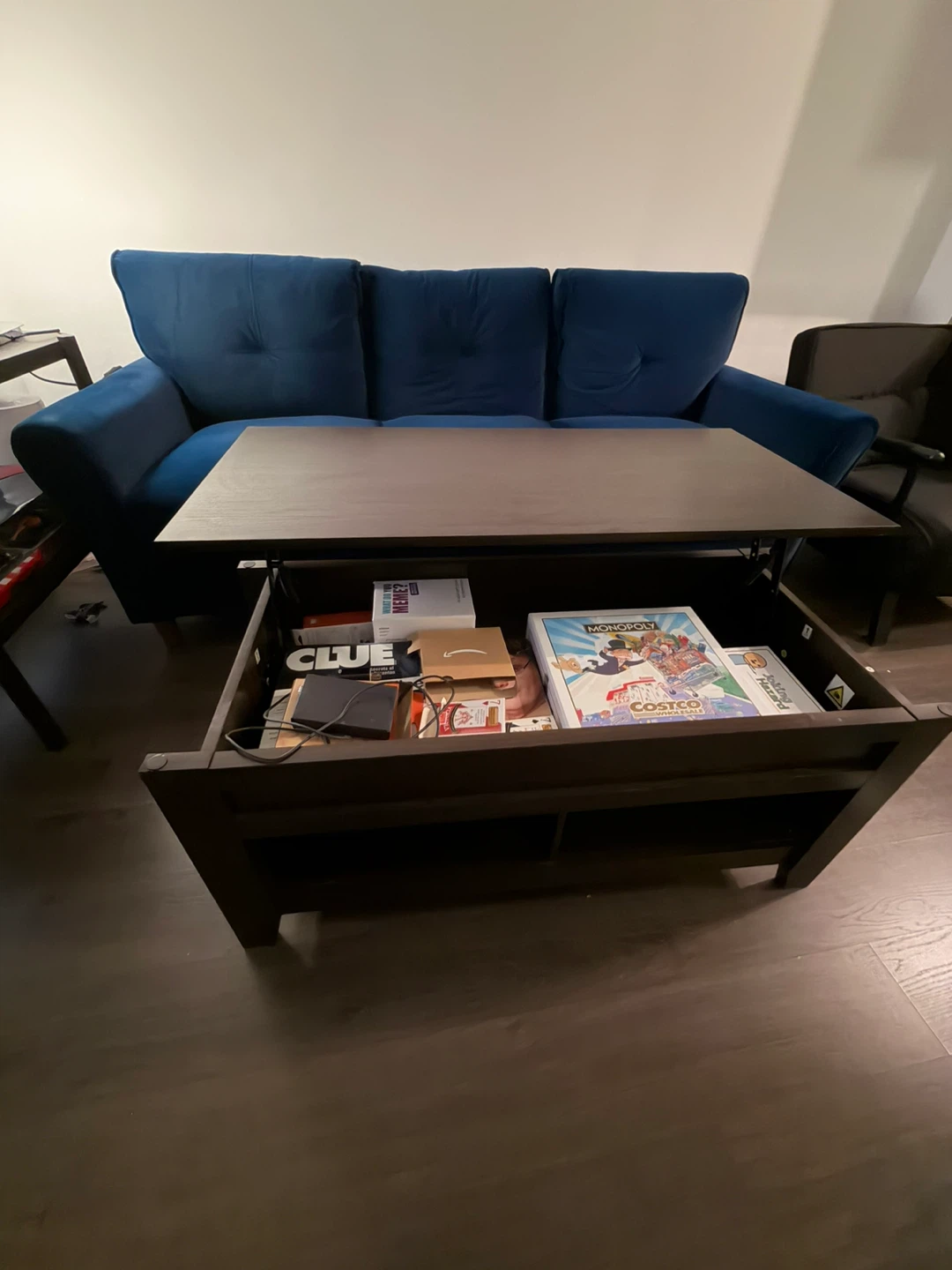 Dark Brown Lift-Top Coffee Table - photo 2