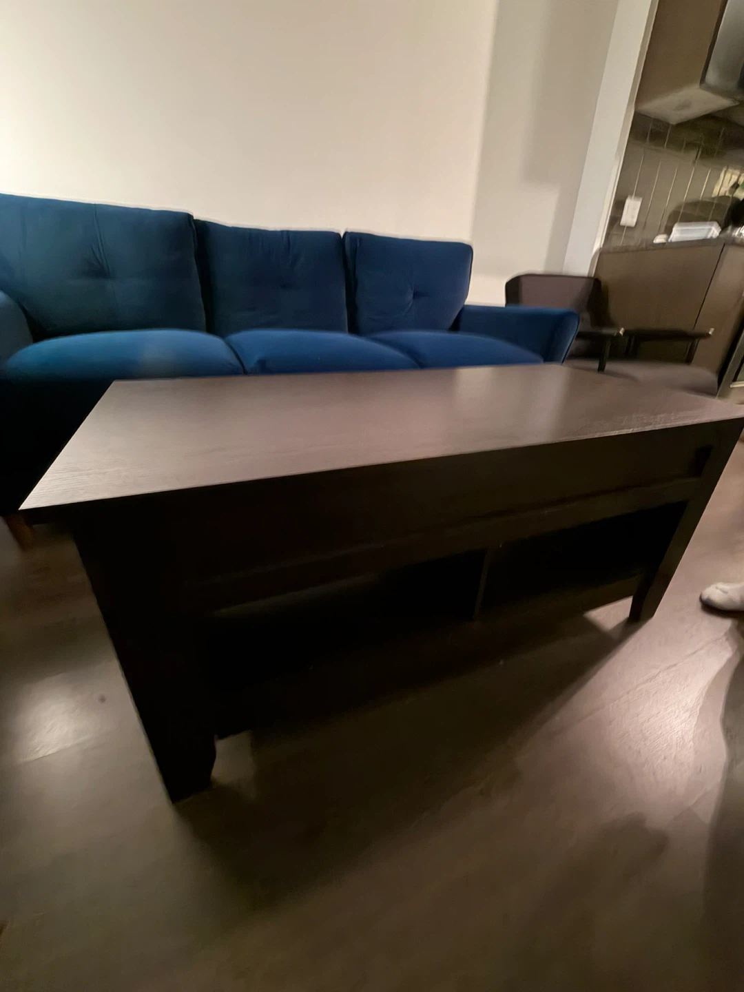 Dark Brown Lift-Top Coffee Table - photo 4