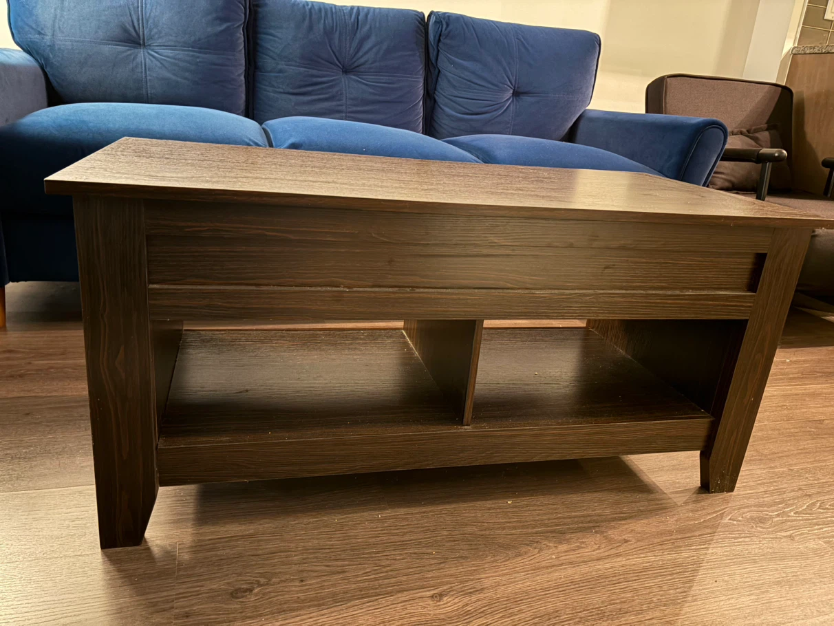 Dark Brown Lift-Top Coffee Table - photo 5